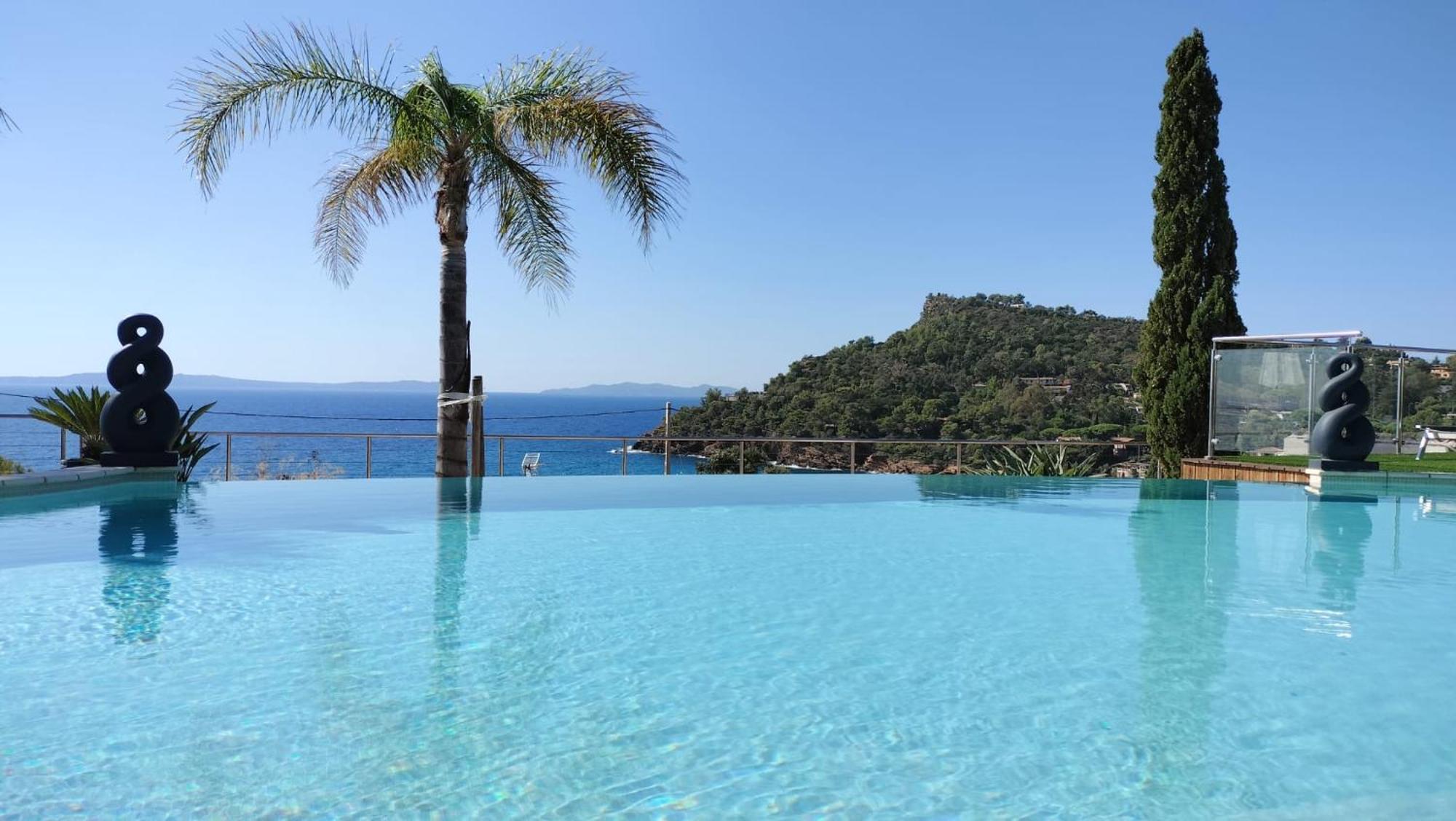 Les Lauriers Roses Aparthotel Le Le Rayol-Canadel-sur-Mer Ngoại thất bức ảnh