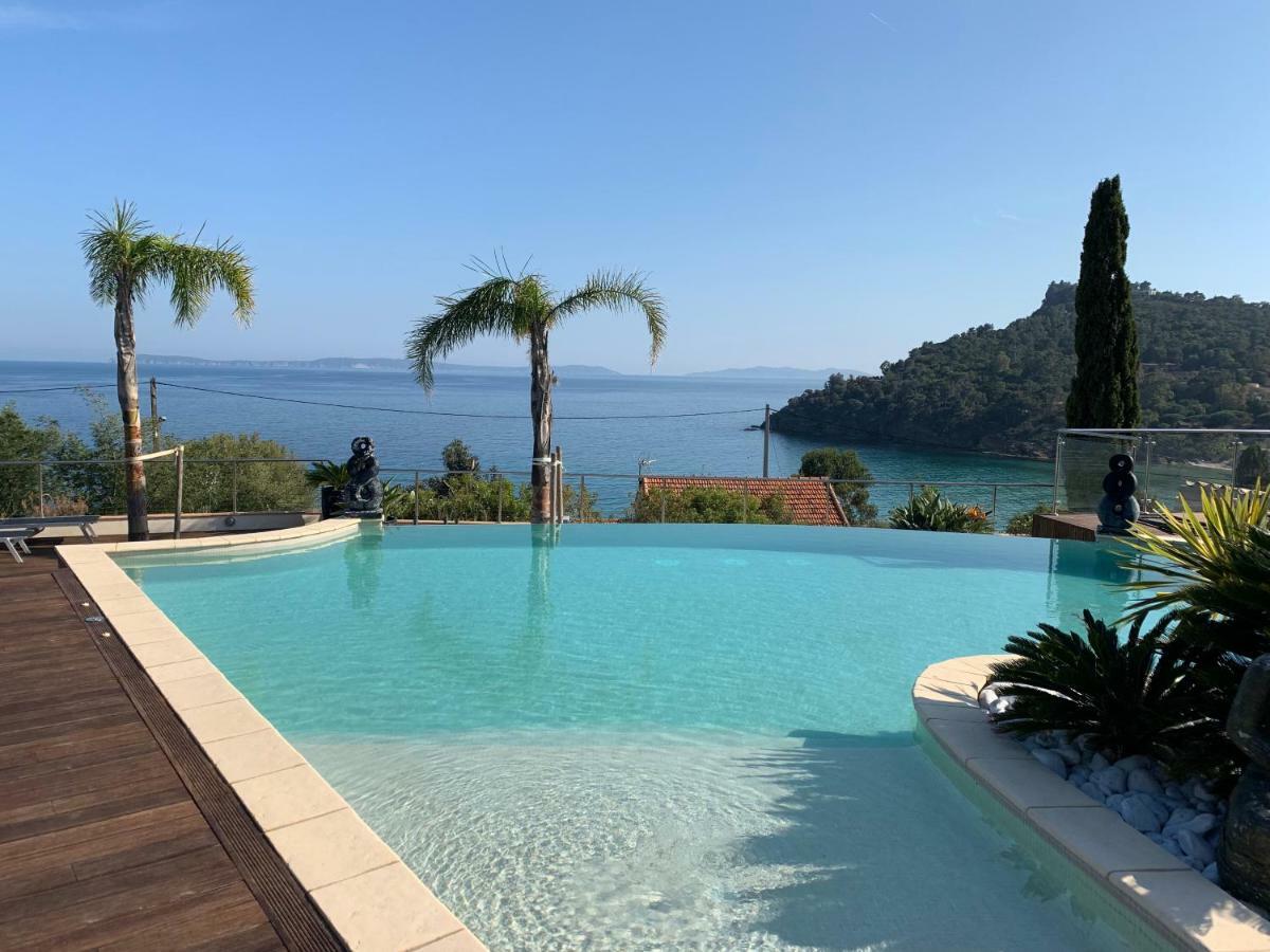 Les Lauriers Roses Aparthotel Le Le Rayol-Canadel-sur-Mer Ngoại thất bức ảnh